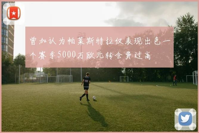 曾加认为帕莱斯特拉仅表现出色一个赛季5000万欧元转会费过高
